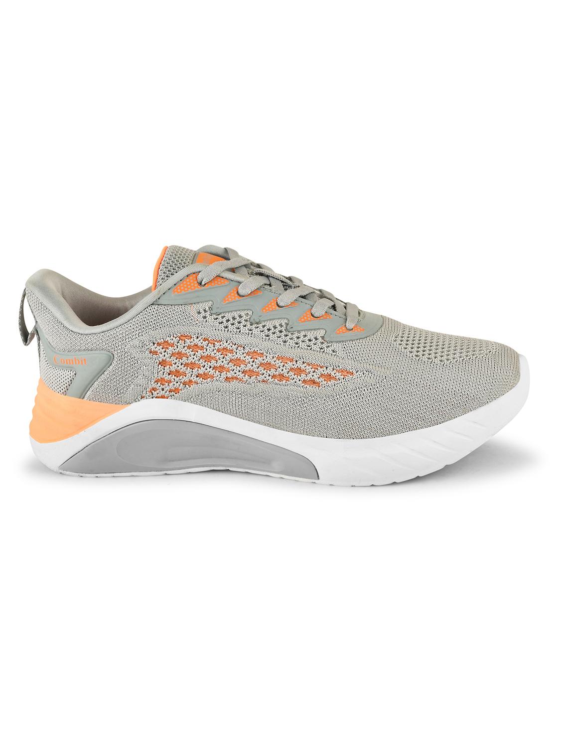 men self designed grey lace-up sport shoe - 20449240 - Standard Image - 1