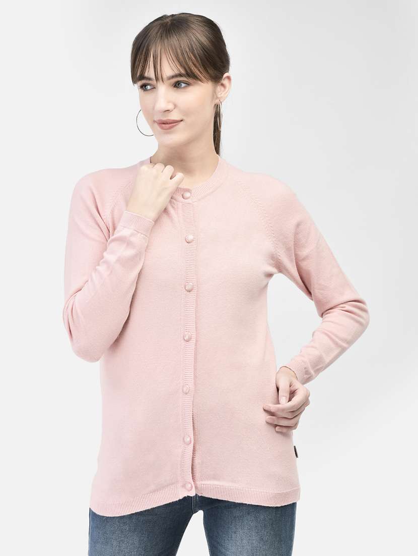 women rosewater viscose cardigan - 20449364 - Zoom Image - 0