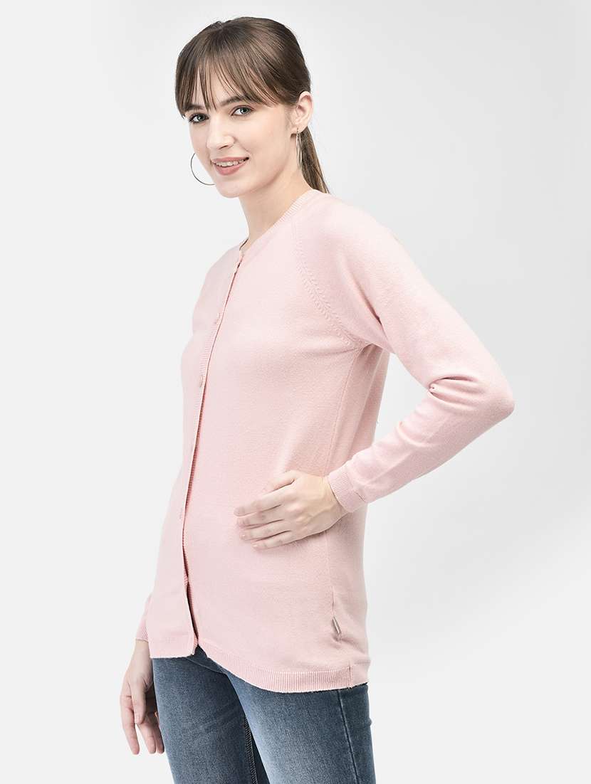 women rosewater viscose cardigan - 20449364 - Standard Image - 1