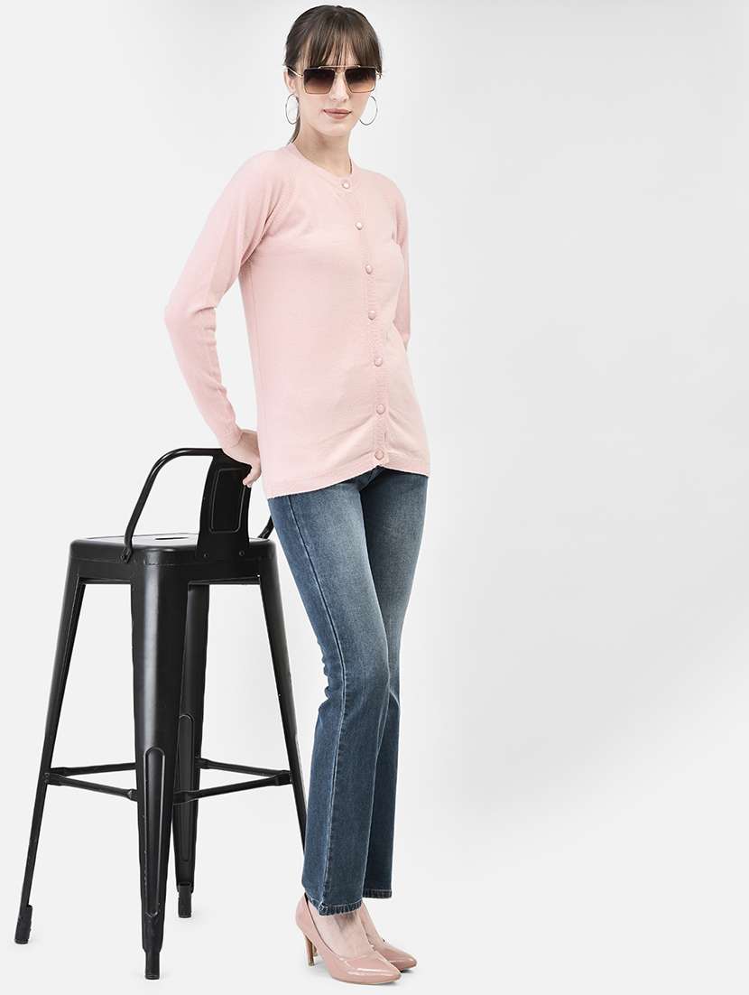 women rosewater viscose cardigan - 20449364 - Standard Image - 4
