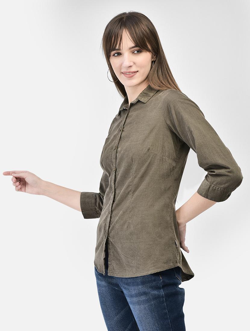 solid casual shirt - 20449407 - Standard Image - 1