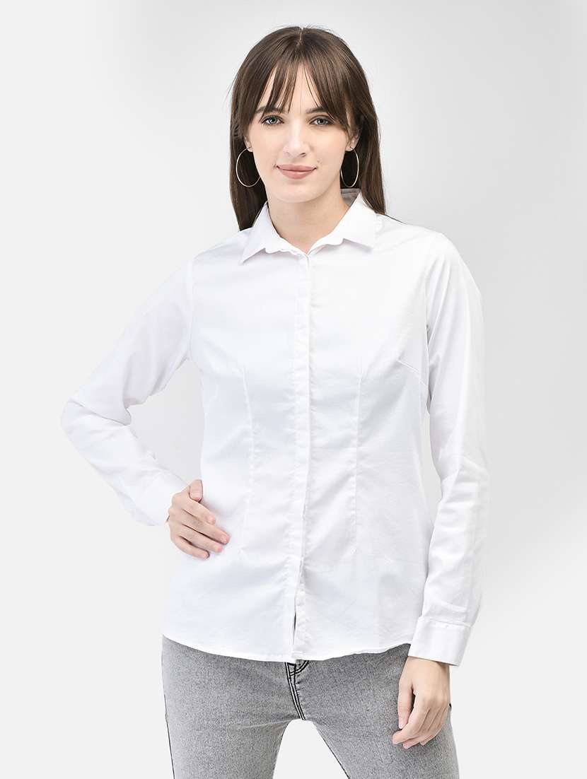 solid casual cotton shirt