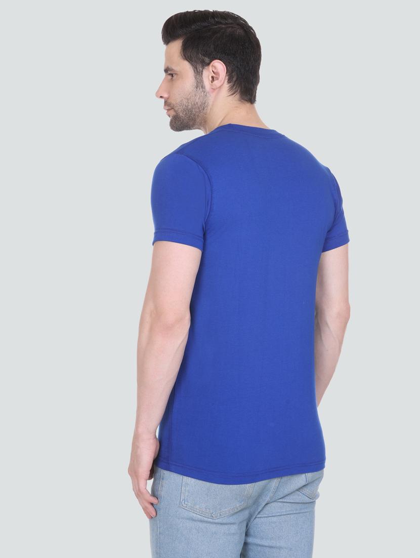 men pack of 2 solid regular t-shirt - 20450019 - Standard Image - 4
