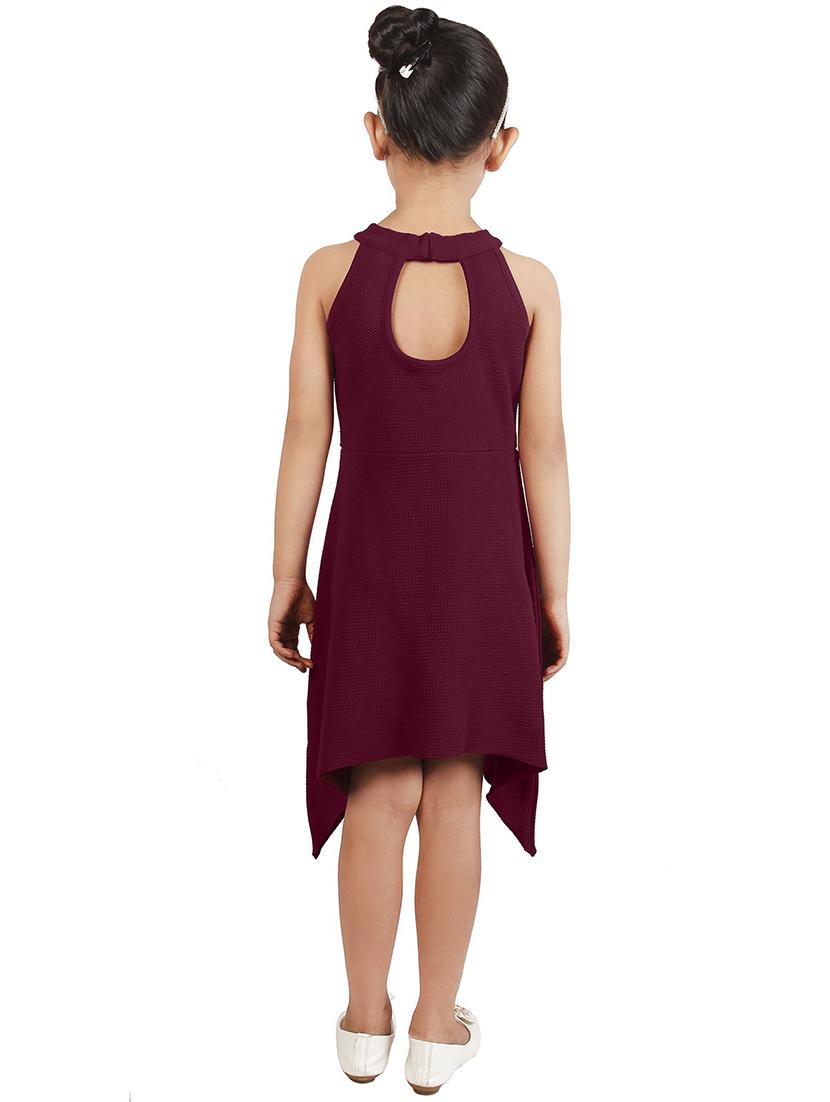 girls key hole neck sleeveless frock - 20451350 -  Standard Image - 1