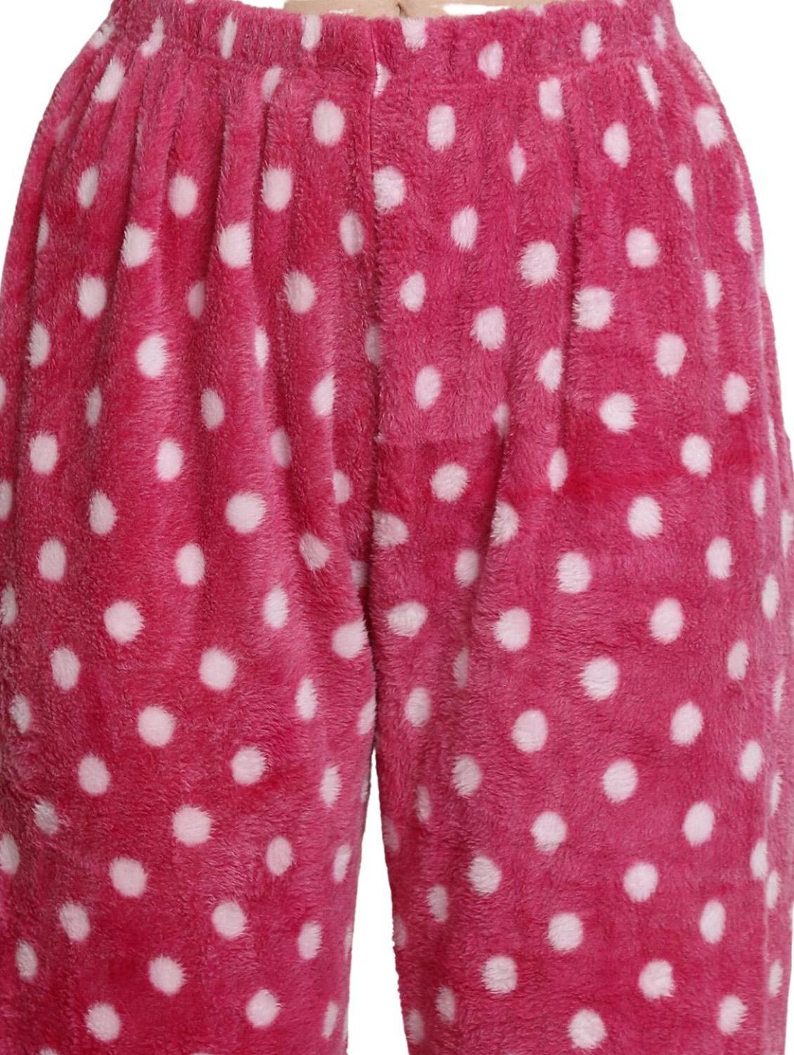pink polka dots pyjama nightwear set - 20451393 - Standard Image - 4