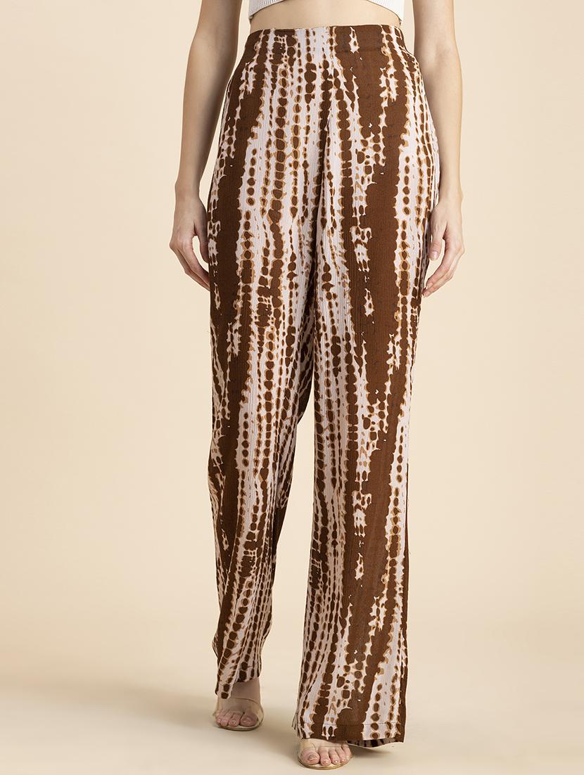 women shibrori print bootcut trouser - 20451561 - Zoom Image - 0