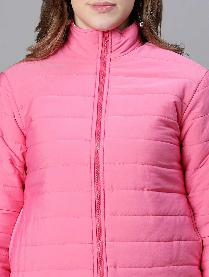 women multi colored polyester regular jacket - 20458023 -  Standard Image - 4