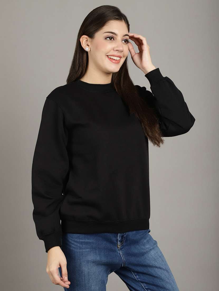 women's plain sweatshirt - 20458032 -  Standard Image - 1