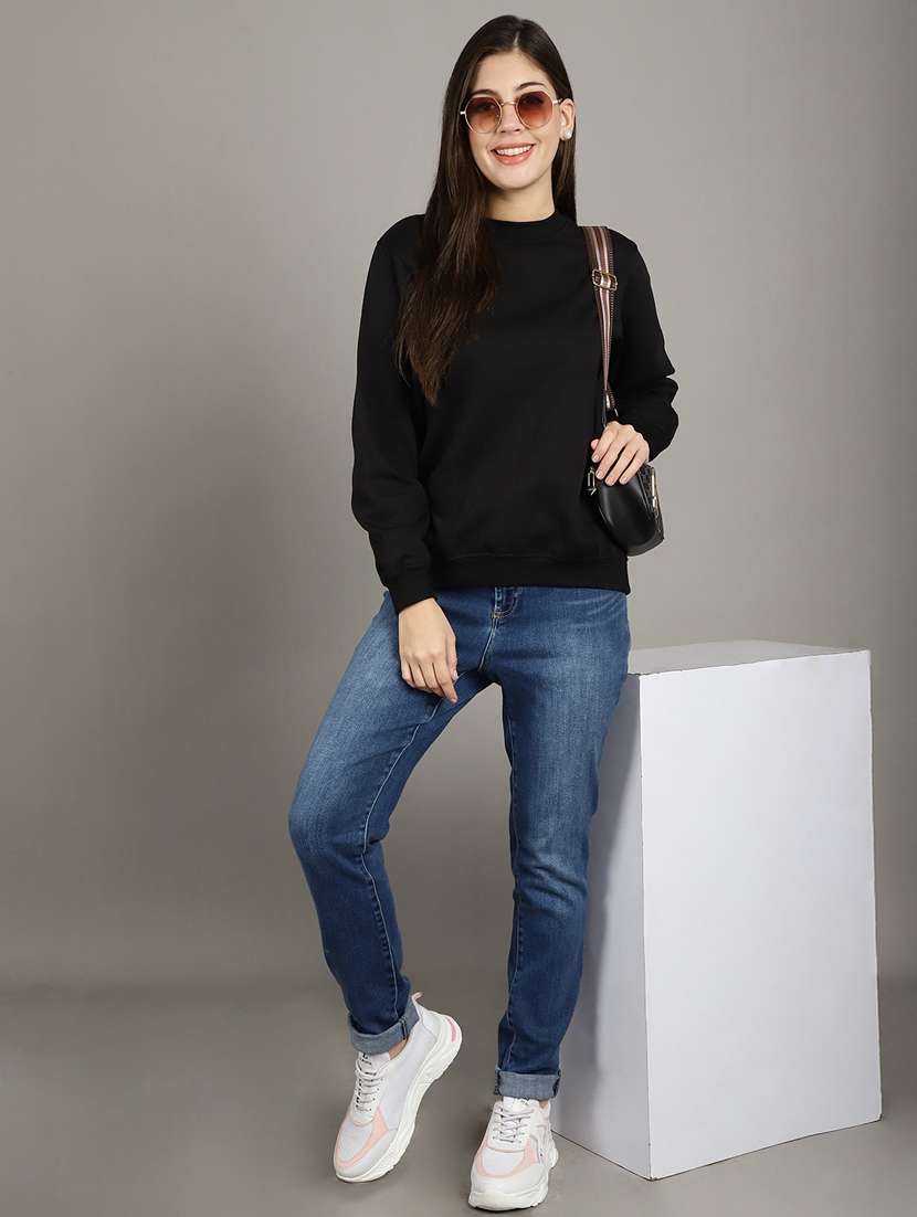 women's plain sweatshirt - 20458032 -  Standard Image - 4