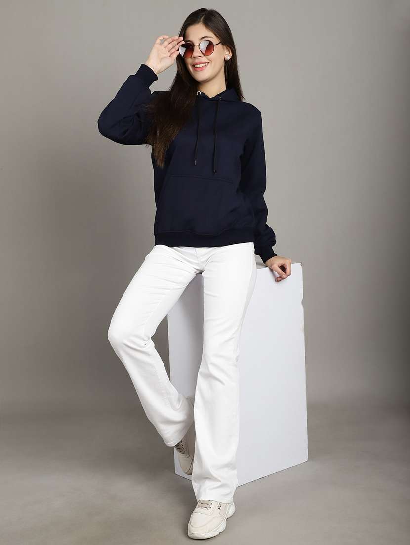 women's plain sweatshirt - 20458047 -  Standard Image - 4