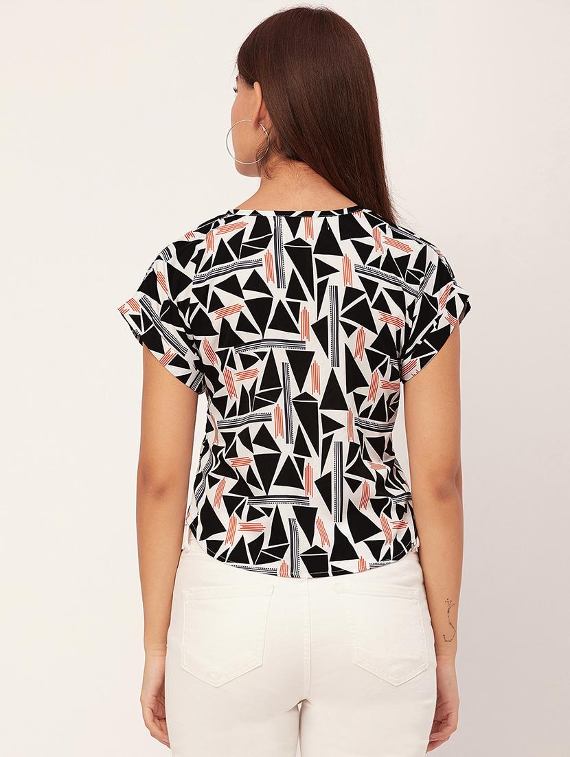 geometric print top - 20458137 - Standard Image - 4