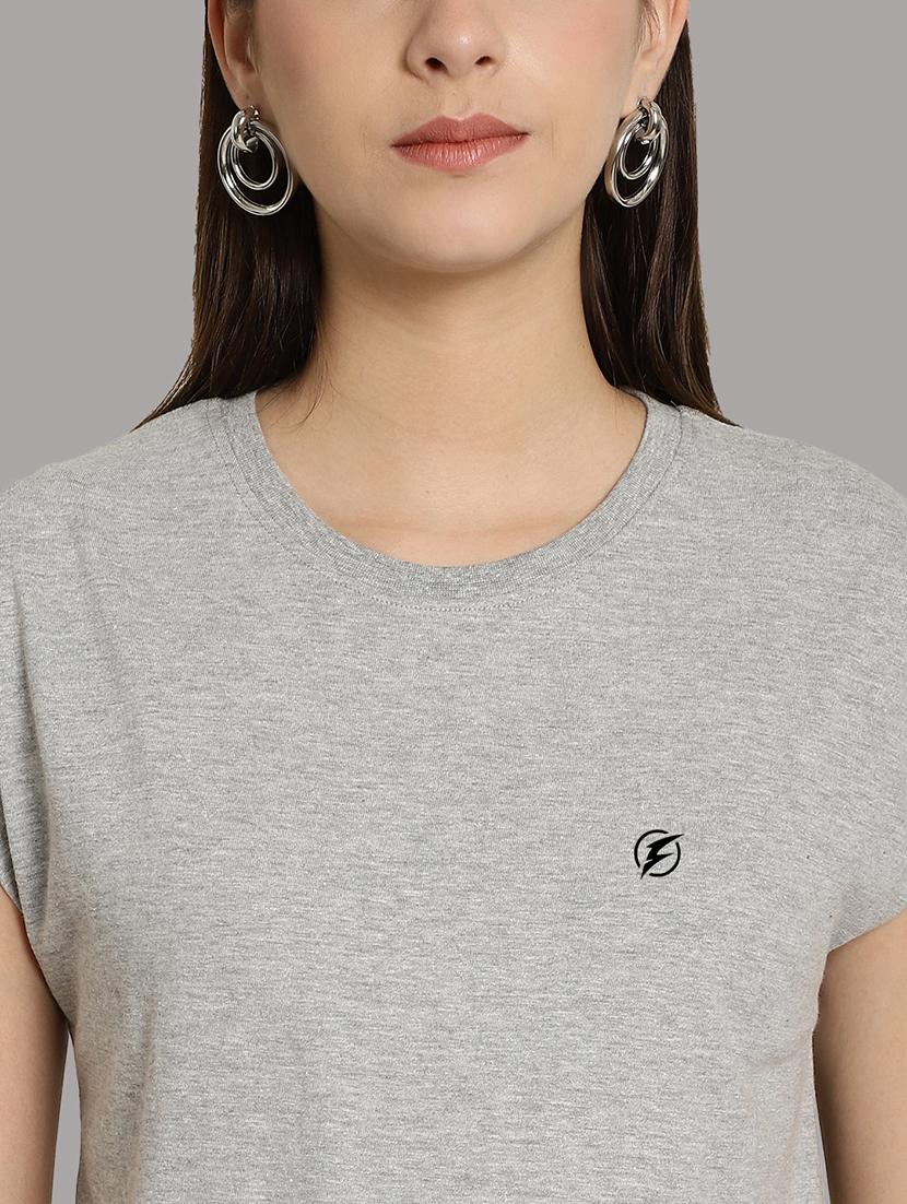 women's plain round neck t-shirt - 20458338 - Standard Image - 6