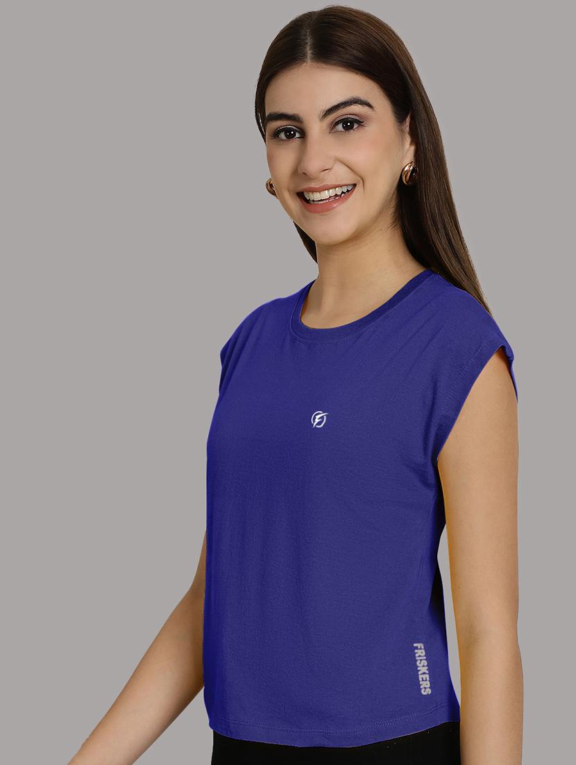 women's plain round neck t-shirt - 20458339 - Standard Image - 1