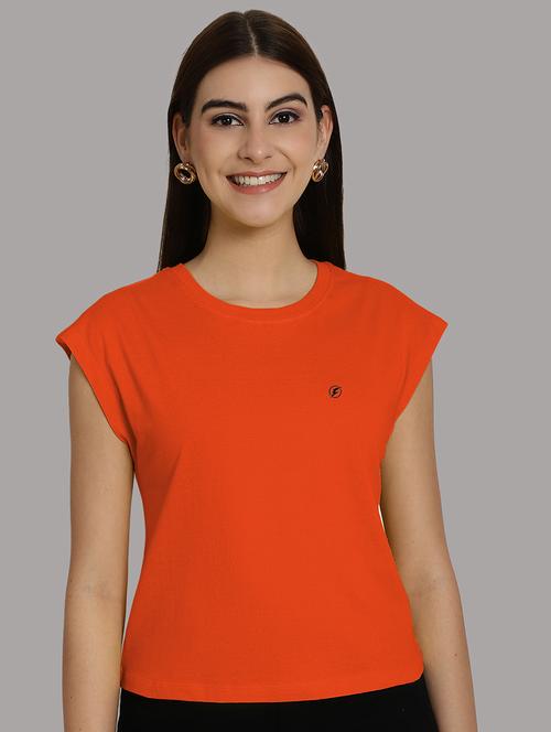 women's plain crew neck t-shirt - 20458341 -  Standard Image - 0