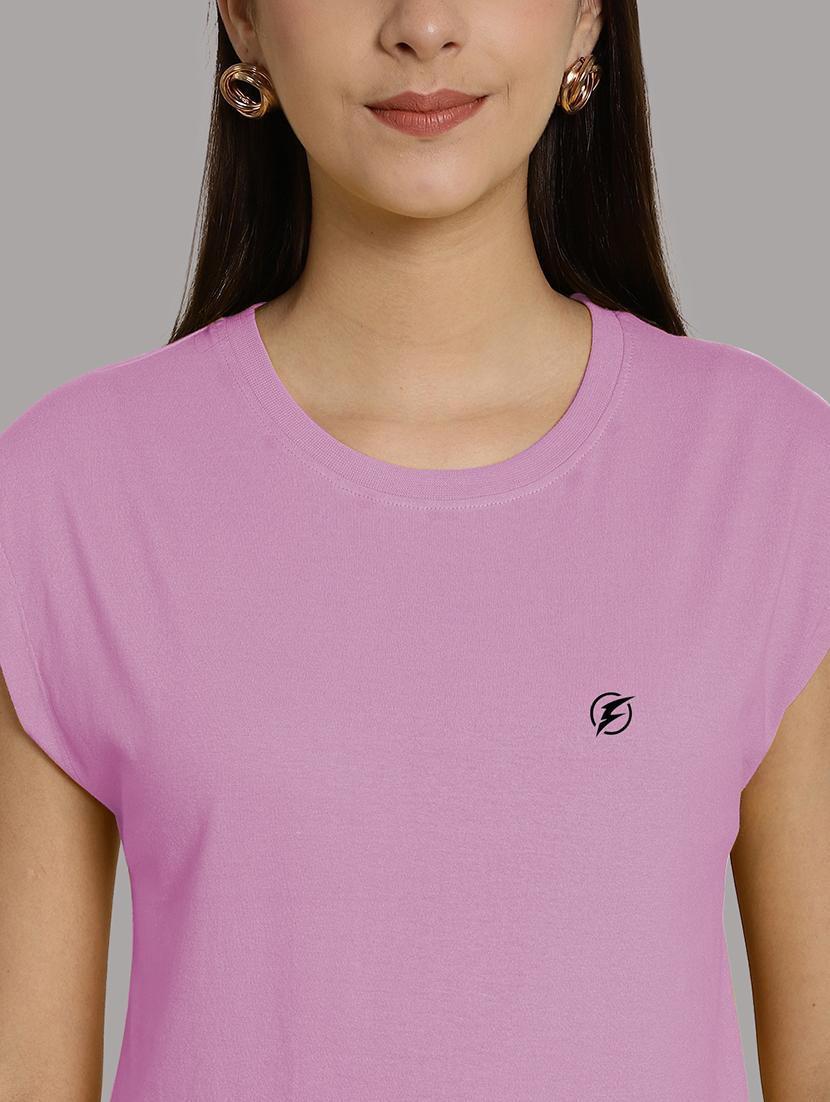 women's plain round neck t-shirt - 20458343 - Standard Image - 6