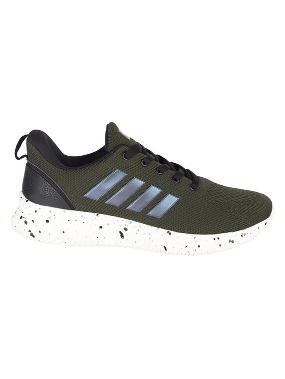 olive lace up sport shoes - 20458391 - Standard Image - 1