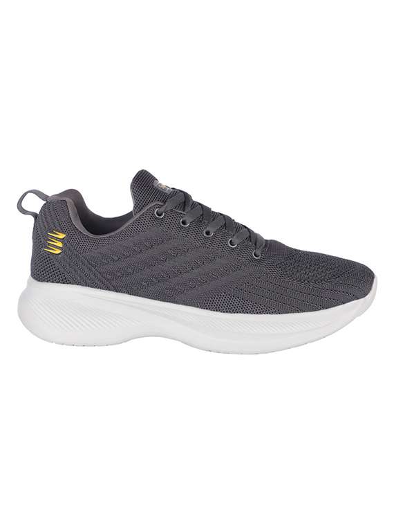 grey lace up sport shoes - 20458406 -  Standard Image - 1