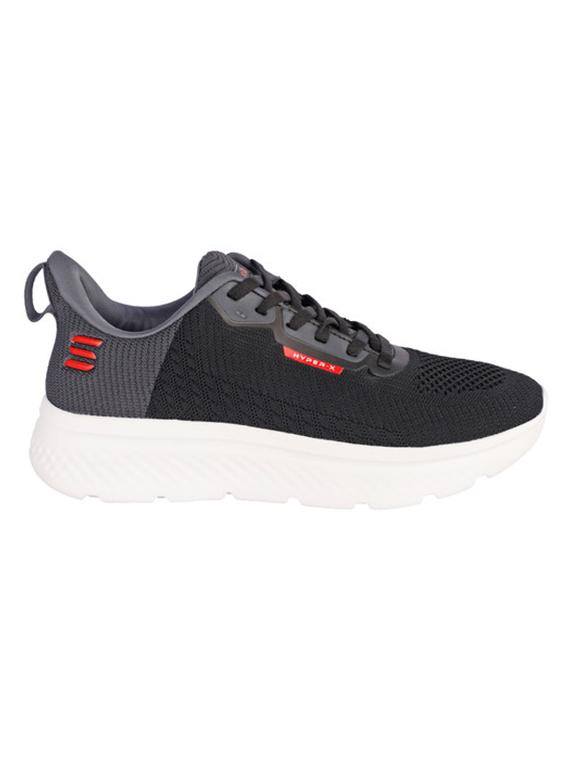 black lace up sport shoes - 20458426 - Standard Image - 1