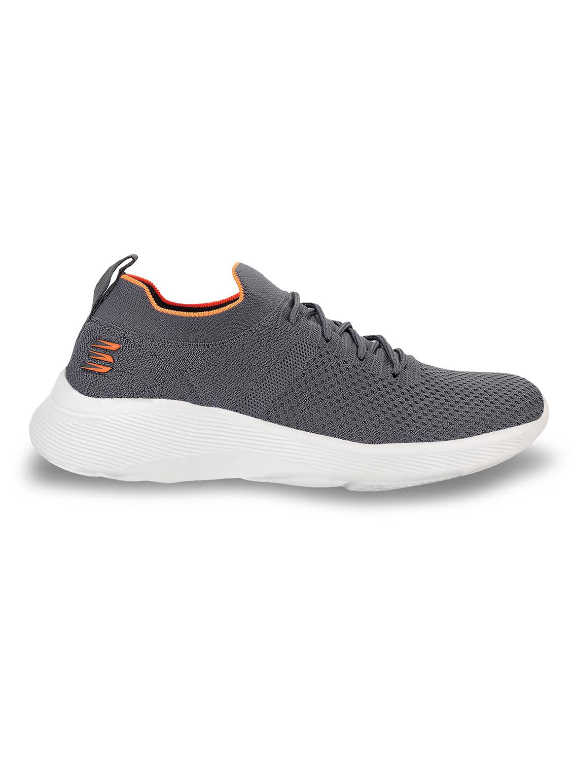 grey lace up sport shoes - 20458485 -  Standard Image - 1