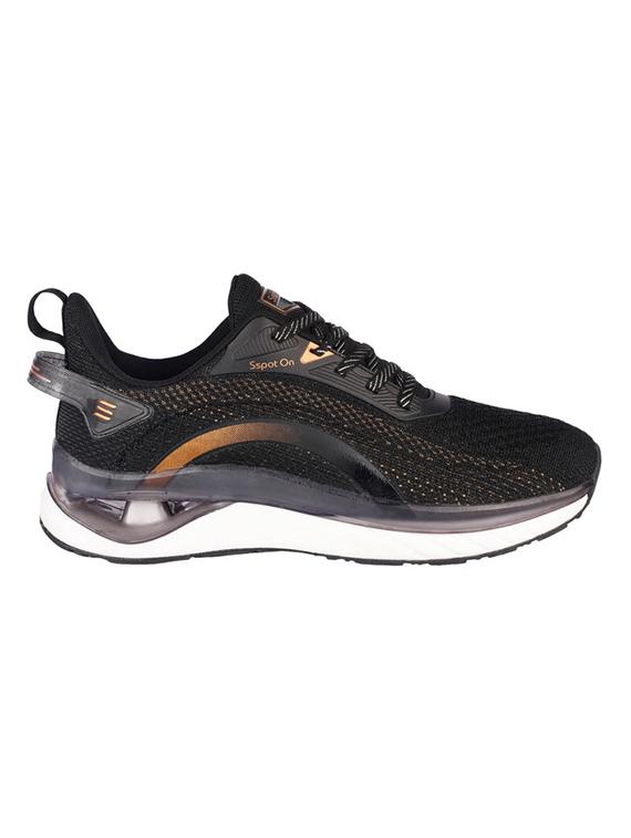 black lace up sport shoes - 20458498 - Standard Image - 1