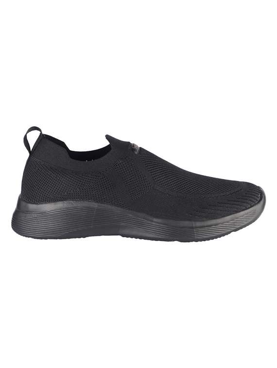 black slip on sport shoes - 20458548 -  Standard Image - 1