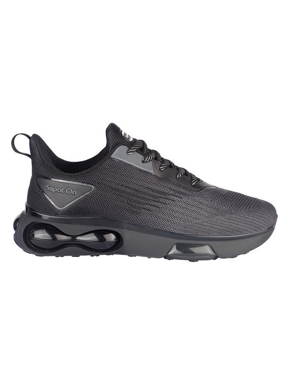 grey lace up sport shoes - 20458555 - Standard Image - 1