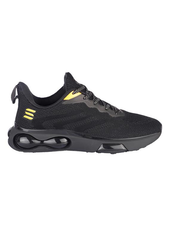 black lace up sport shoes - 20458575 -  Standard Image - 1