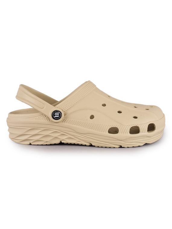 beige solid crocs - 20458625 - Standard Image - 1