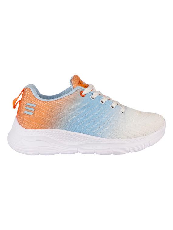 white lace up sports shoes - 20458658 - Standard Image - 1