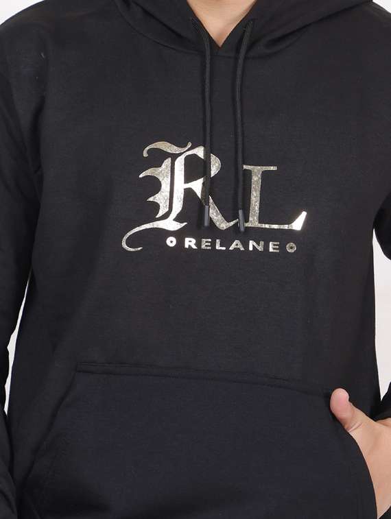 men hooded chest printed sweatshirt - 20458988 - Standard Image - 4
