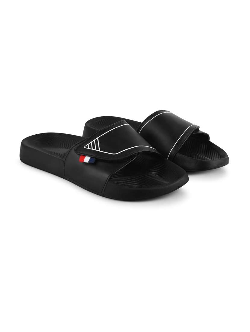 black eva slip on flip flops - 20459153 -  Standard Image - 1