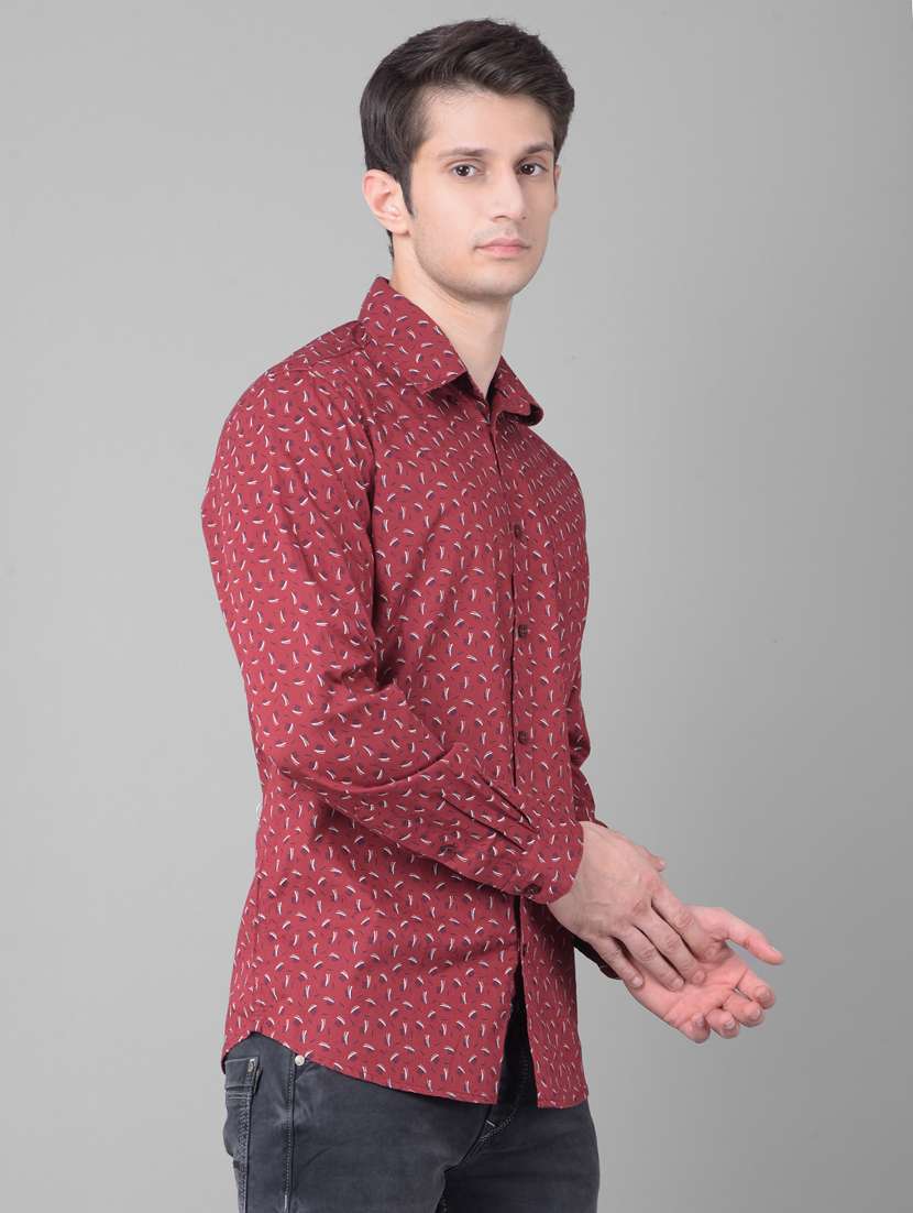 slim fit casual printed shirt - 20459475 -  Standard Image - 1