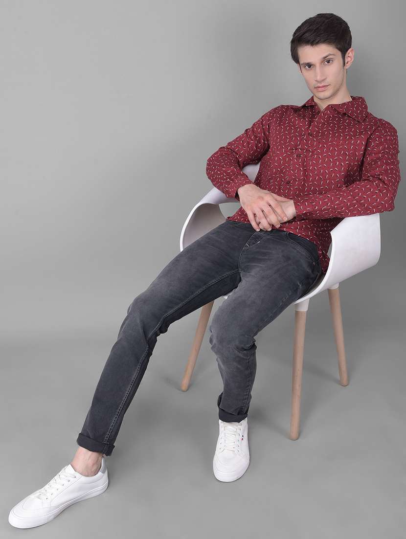 slim fit casual printed shirt - 20459475 -  Standard Image - 4