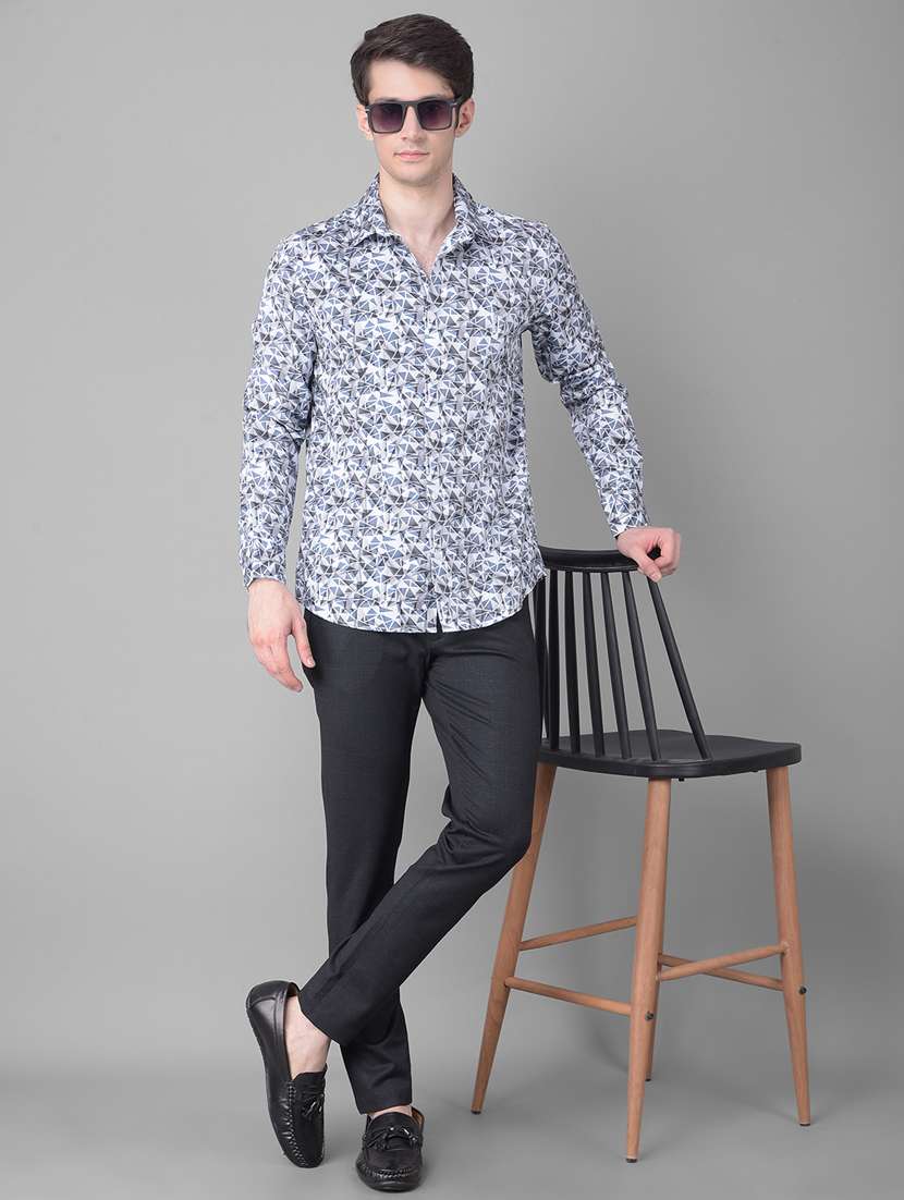 slim fit casual printed shirt - 20459482 -  Standard Image - 4