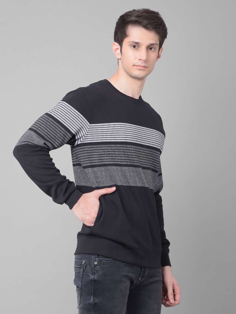mens striped sweatshirt - 20459502 -  Standard Image - 1