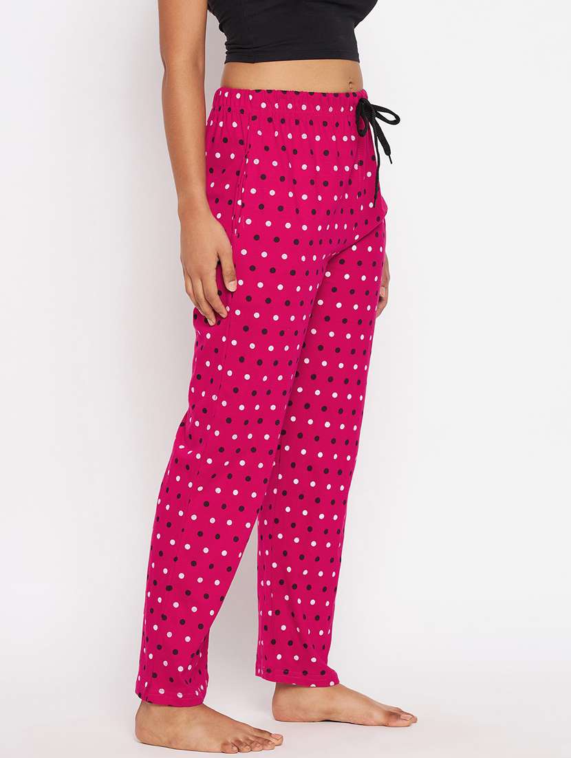 women mid rise cotton pajama - 20467591 -  Standard Image - 1