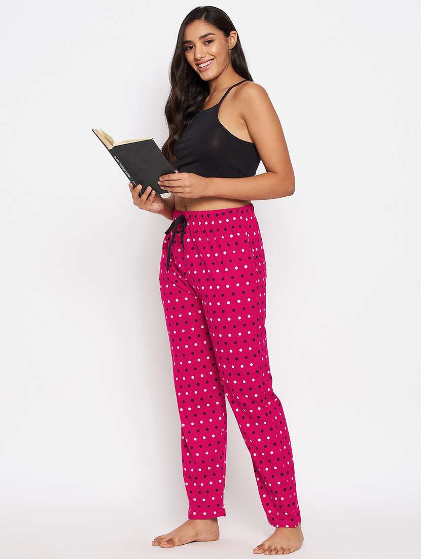 women mid rise cotton pajama - 20467592 -  Standard Image - 4