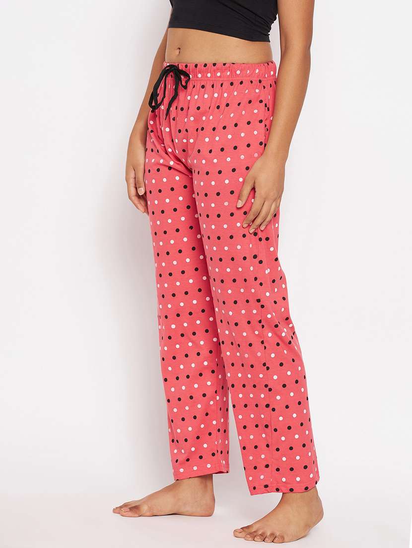 women mid rise cotton pajama - 20467599 -  Standard Image - 1