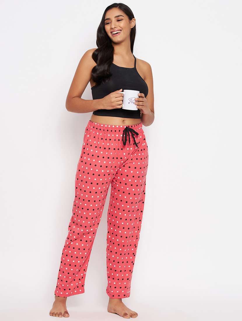 women mid rise cotton pajama - 20467599 -  Standard Image - 4