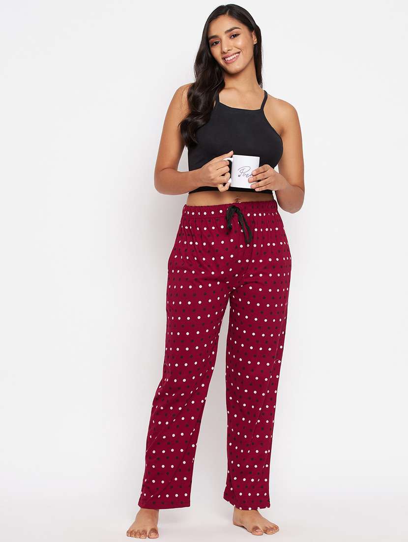 women mid rise cotton pajama - 20467601 -  Standard Image - 4