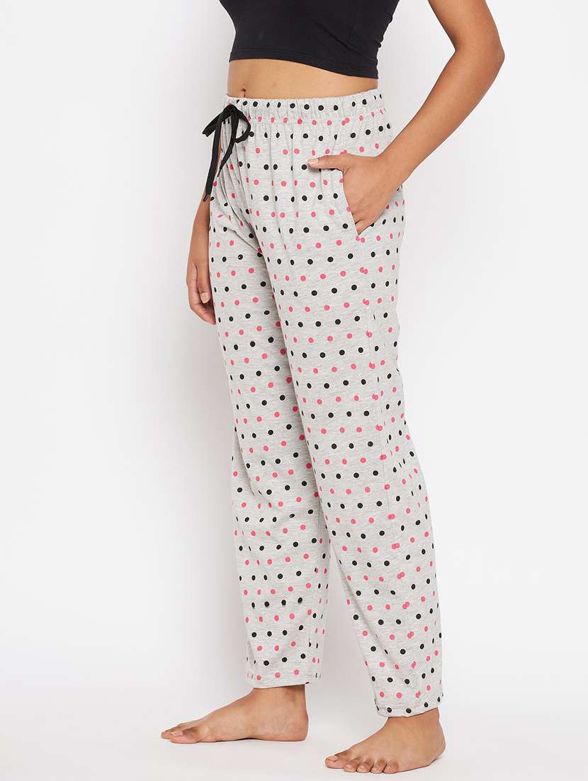 women mid rise cotton pajama - 20467604 -  Standard Image - 1