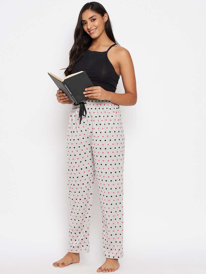 women mid rise cotton pajama - 20467604 -  Standard Image - 4