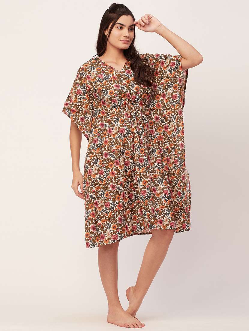 optic white floral print sleepshirt - 20468200 -  Standard Image - 1