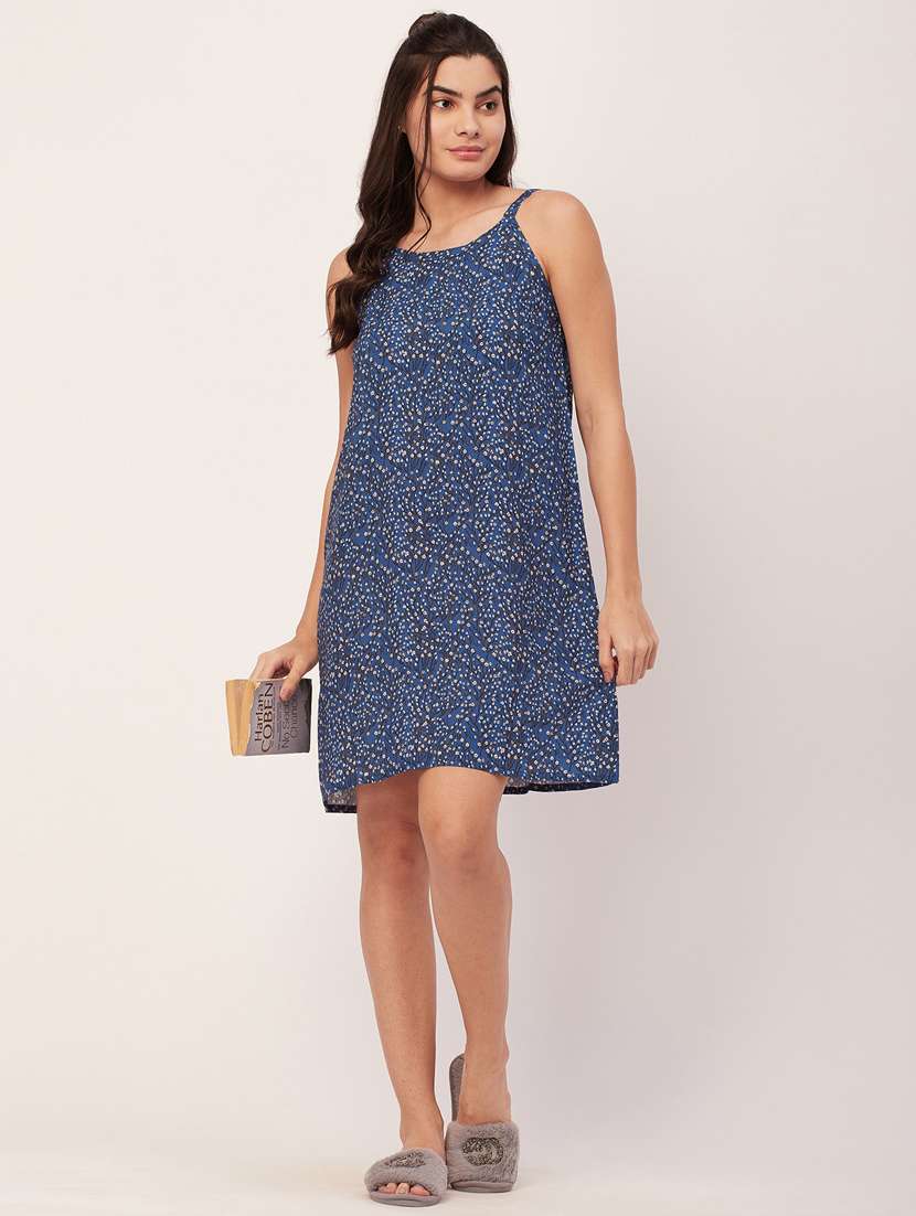 women floral printed sleepshirt - 20468204 -  Standard Image - 4