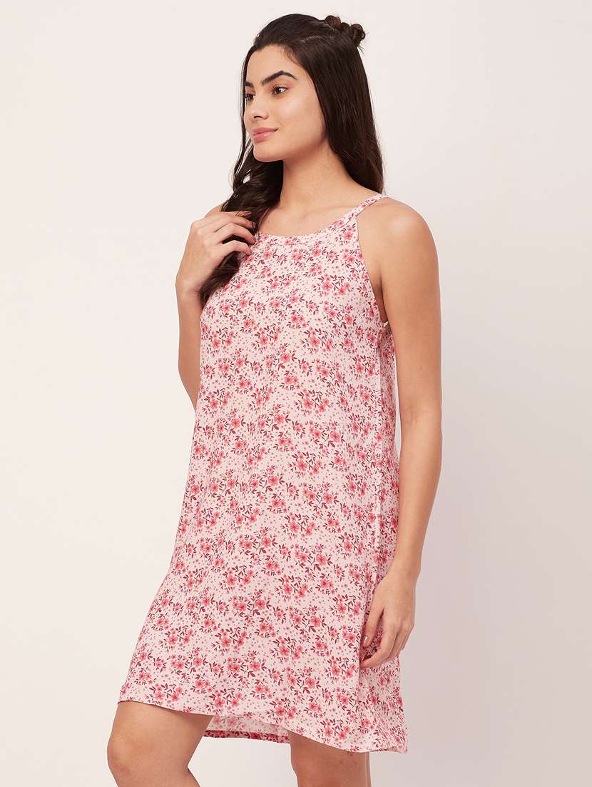 pink floral print sleepshirt - 20468207 -  Standard Image - 1