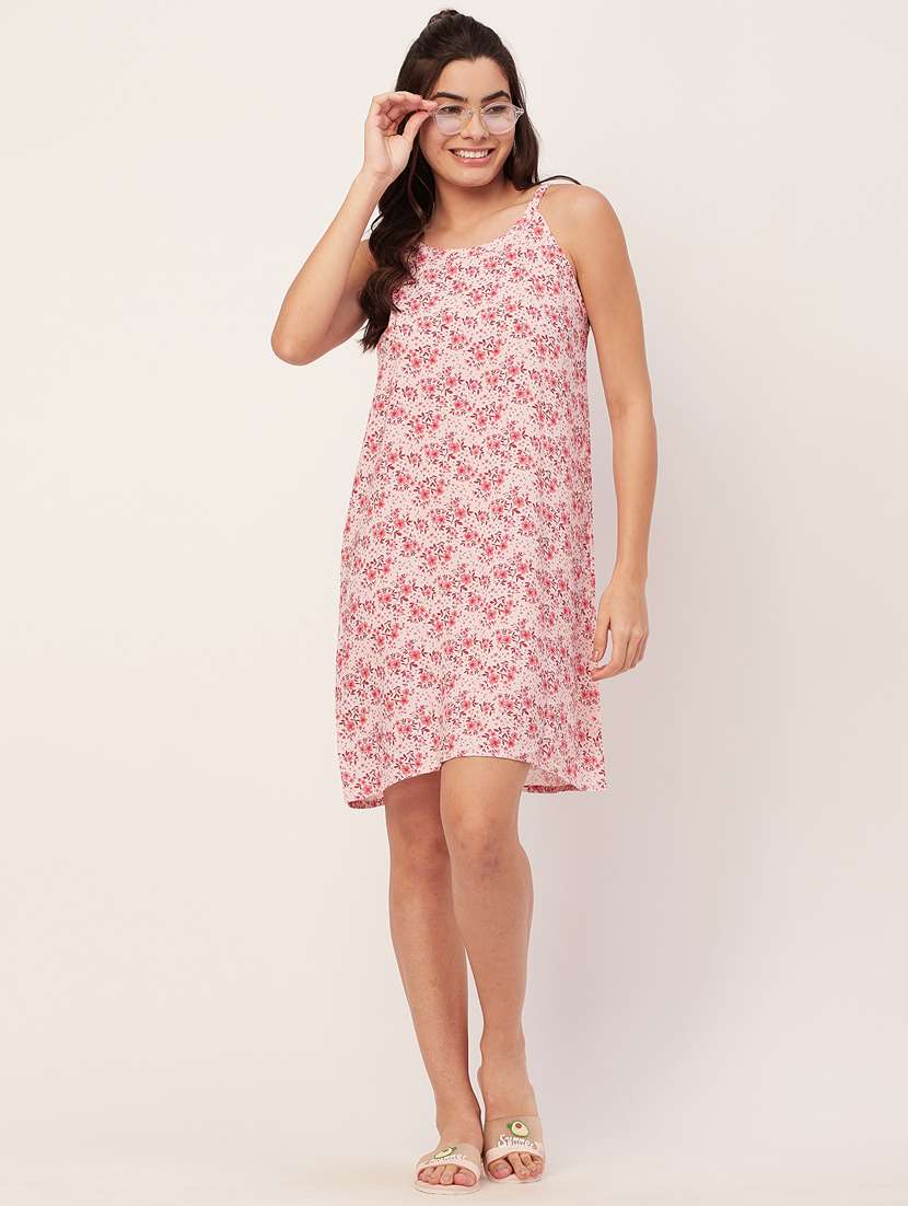 pink floral print sleepshirt - 20468207 -  Standard Image - 4