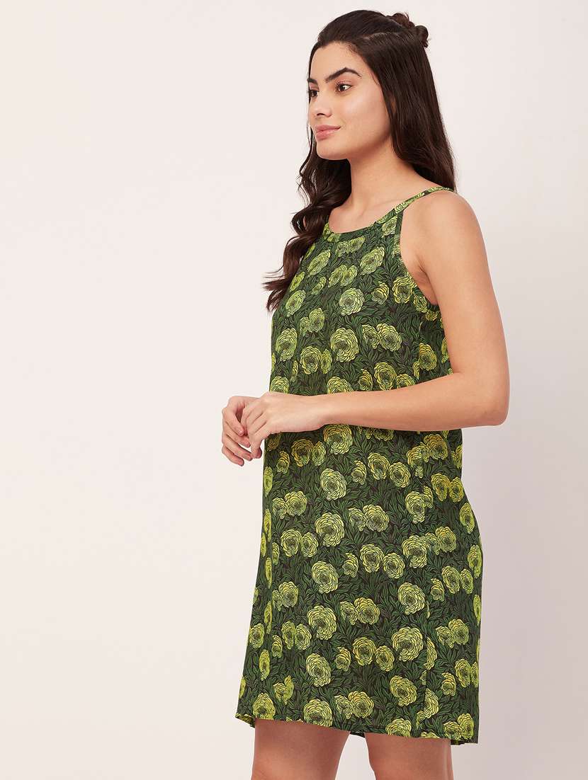 green floral print sleepshirt - 20468208 -  Standard Image - 1