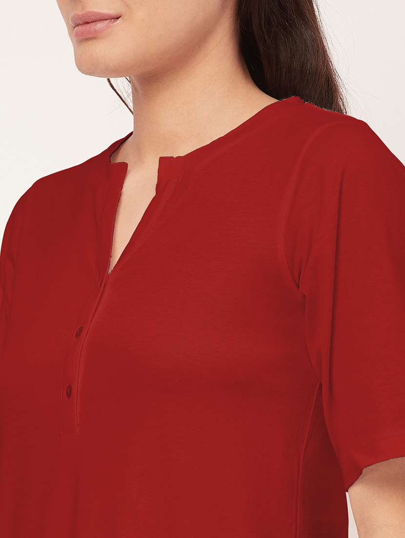 women solid color sleepshirt  - 20468220 -  Standard Image - 6