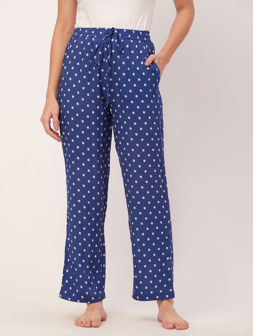 blue polka dots pajama