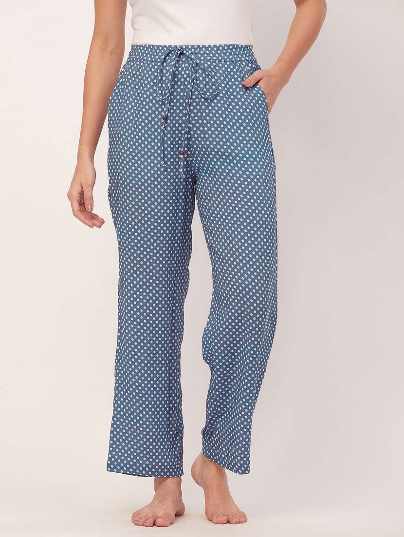 blue polka dots pajama